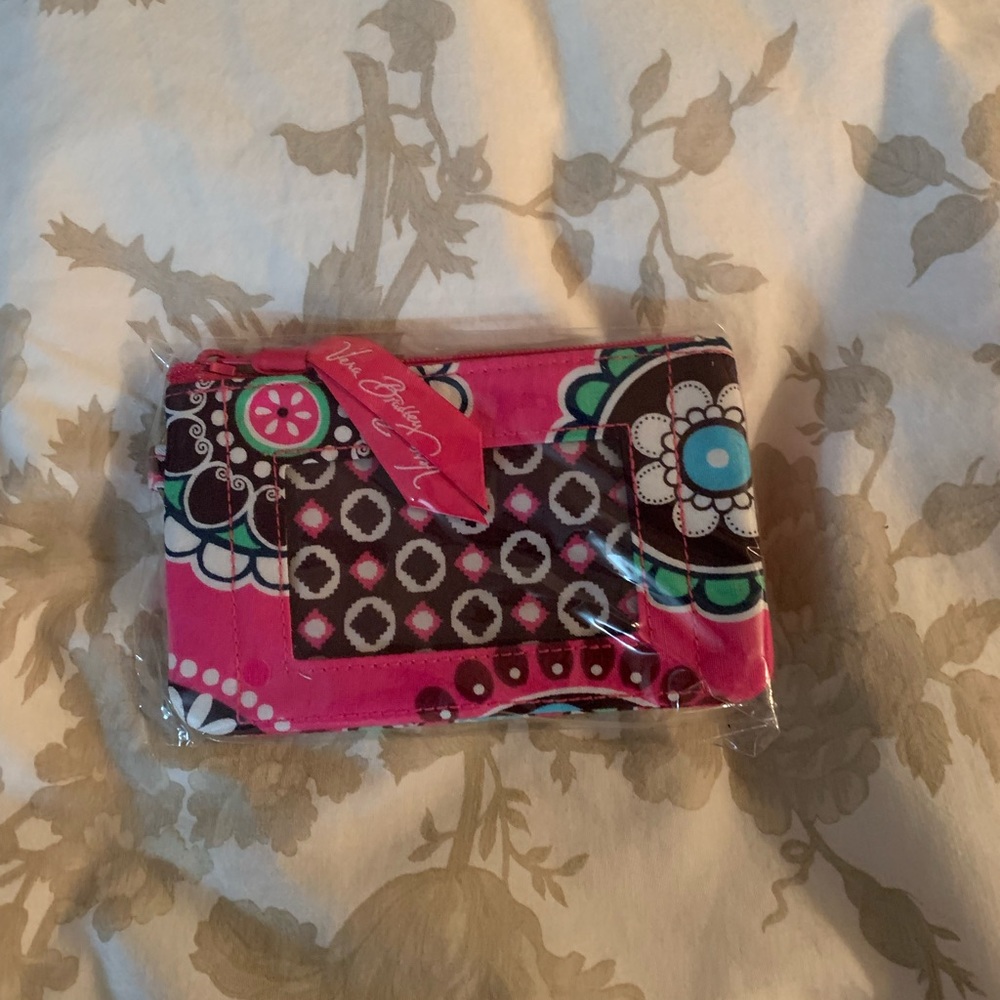 new with tags vera bradley zip card case